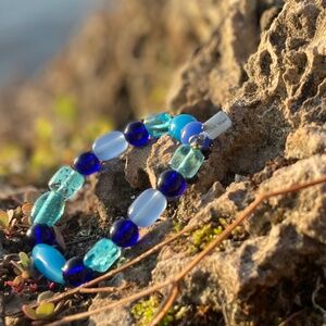 Glass blues - yellow elastic for Developmental Disabilities